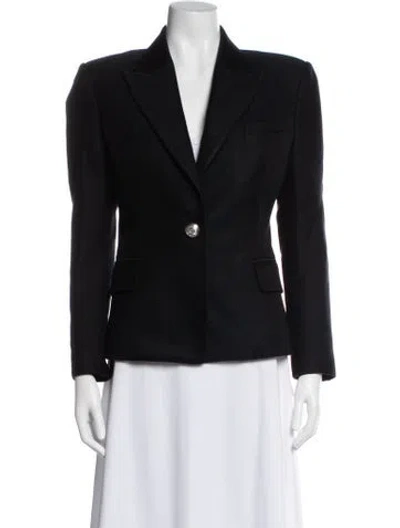 Pre-owned Balmain Blazer In Blue