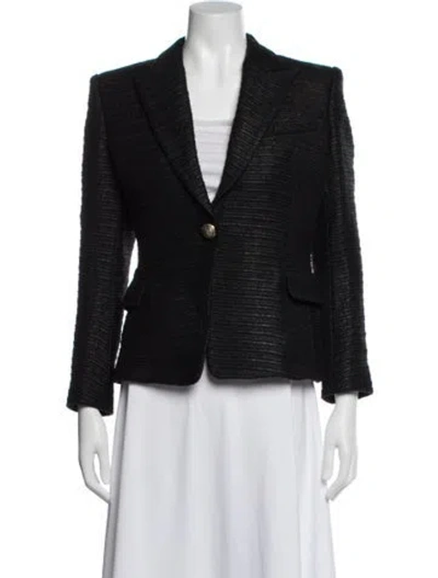 Pre-owned Balmain Blazer In Blue