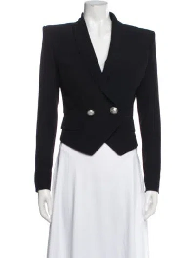 Pre-owned Balmain Blazer In Blue