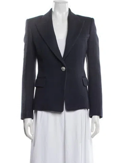 Pre-owned Balmain Blazer In Blue