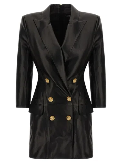 Balmain Blazer Dress Dresses Black In Brown