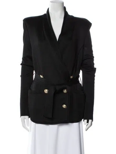Pre-owned Balmain Blazer In Gray