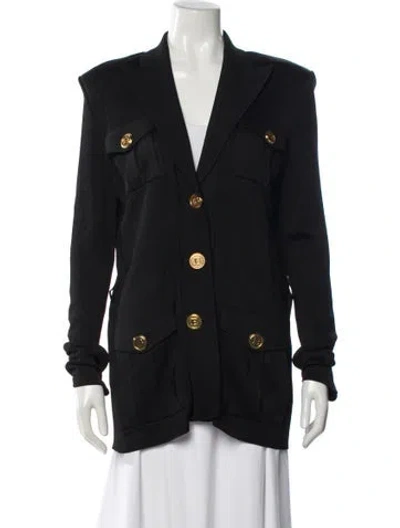 Pre-owned Balmain Blazer In Gray