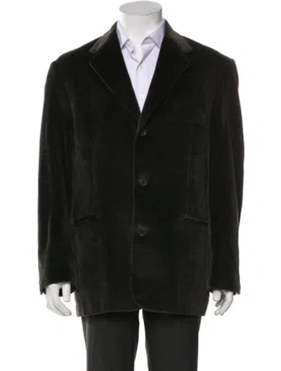 Pre-owned Balmain Blazer In Green