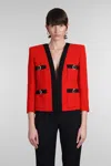 Balmain Jackets In Red