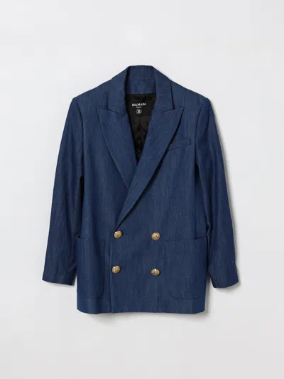 Balmain Blazer Kids  In Blue