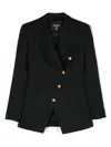 Balmain Viscose Jacket In Black