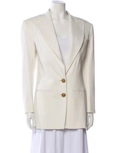 Pre-owned Balmain Blazer In Neutral