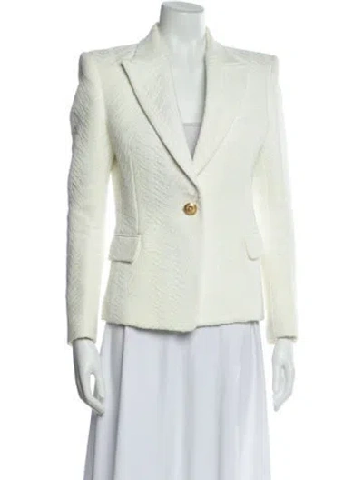 Pre-owned Balmain Blazer In Neutral