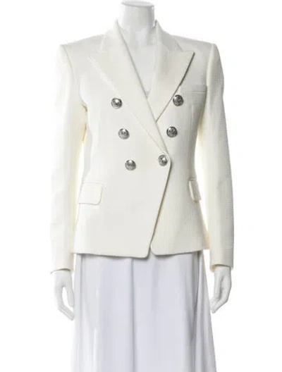 Pre-owned Balmain Blazer In Neutral