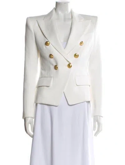 Pre-owned Balmain Blazer In Neutral