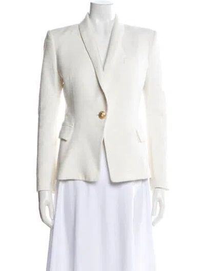 Pre-owned Balmain Blazer In Neutral