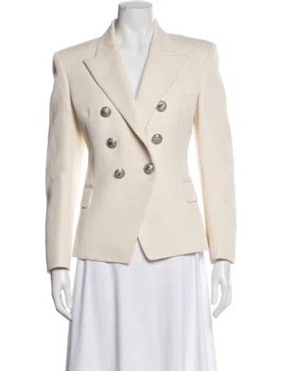 Pre-owned Balmain Blazer In Neutral