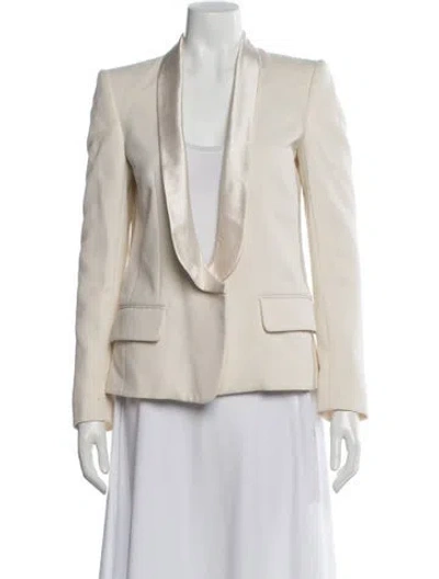 Pre-owned Balmain Blazer In Neutral