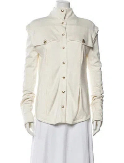 Pre-owned Balmain Blazer In Neutral