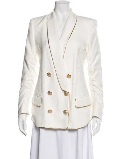 Pre-owned Balmain Blazer In Neutrals