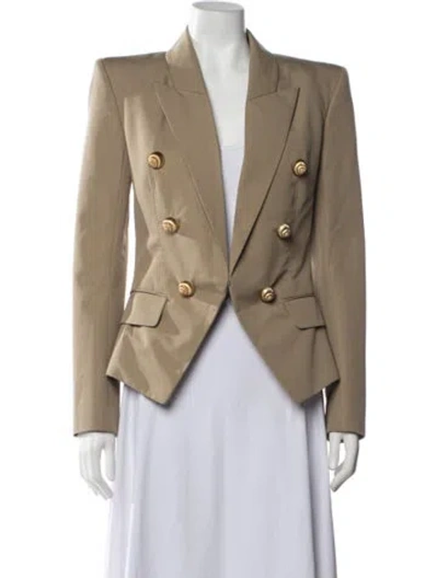 Pre-owned Balmain Blazer In Neutrals