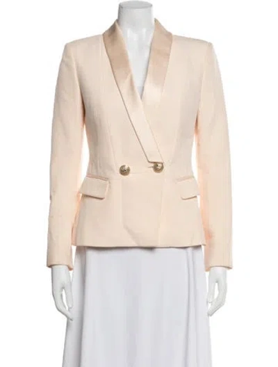 Pre-owned Balmain Blazer In Neutrals/pink