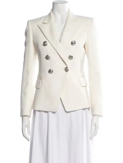 Pre-owned Balmain Blazer In Neutrals/white