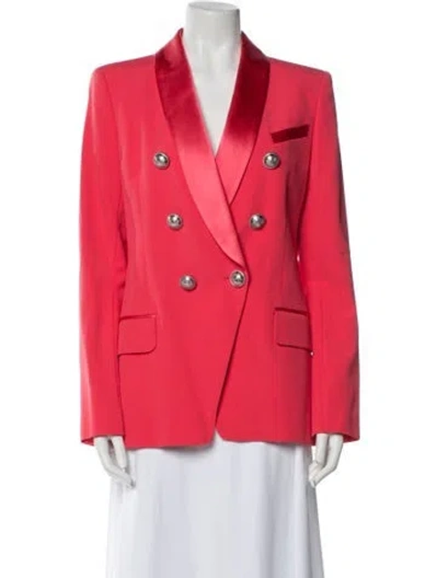 Pre-owned Balmain Blazer In Pink