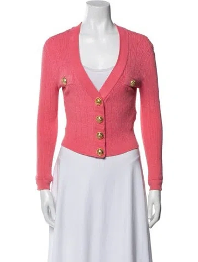 Pre-owned Balmain Blazer In Pink