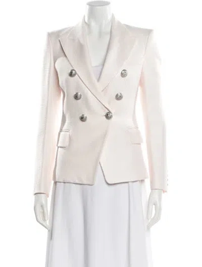 Pre-owned Balmain Blazer In Pink