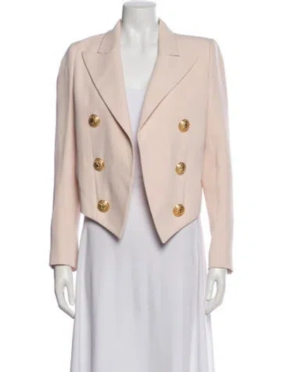 Pre-owned Balmain Blazer In Pink