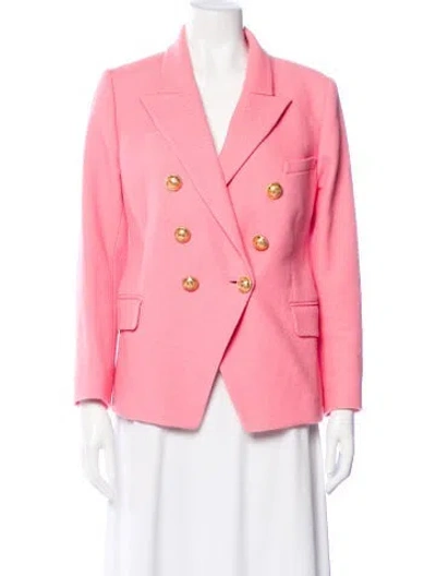 Pre-owned Balmain Blazer In Pink