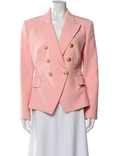 Pre-owned Balmain Blazer In Pink