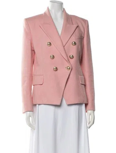 Pre-owned Balmain Blazer In Pink