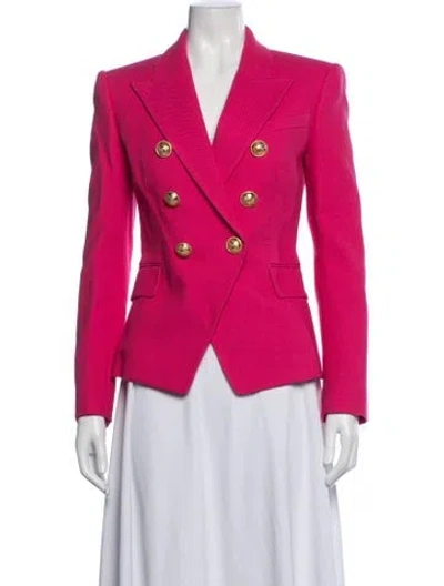 Pre-owned Balmain Blazer In Pink