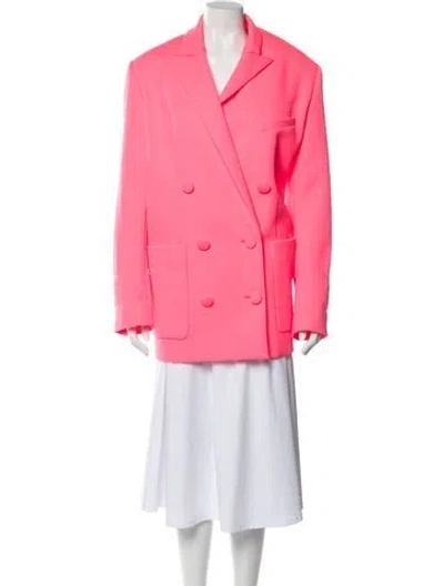 Pre-owned Balmain Blazer In Pink