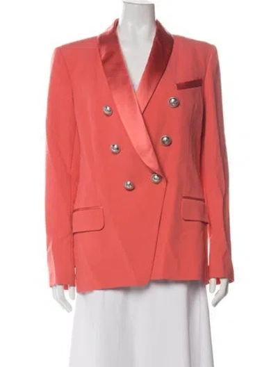 Pre-owned Balmain Blazer In Red