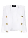 Balmain Double-breasted Spencer Jacket Gold Buttons