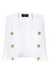 Balmain Double-breasted Spencer Jacket Gold Buttons