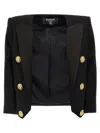 Balmain Spencer In Wool In Black