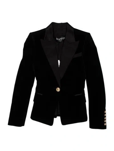 Pre-owned Balmain Blazer W/ Tags In Black