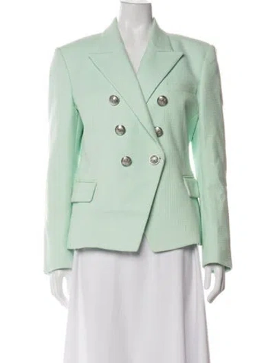 Pre-owned Balmain Blazer W/ Tags In Green