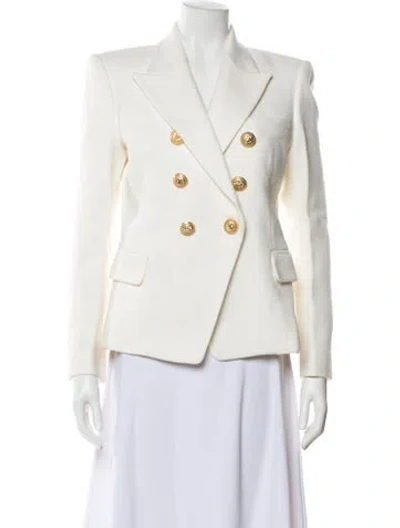 Pre-owned Balmain Blazer W/ Tags In White