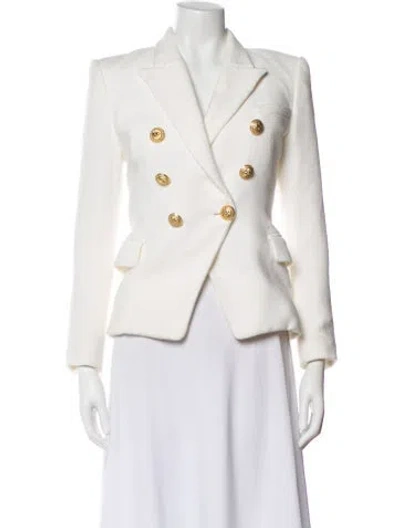 Pre-owned Balmain Blazer In White