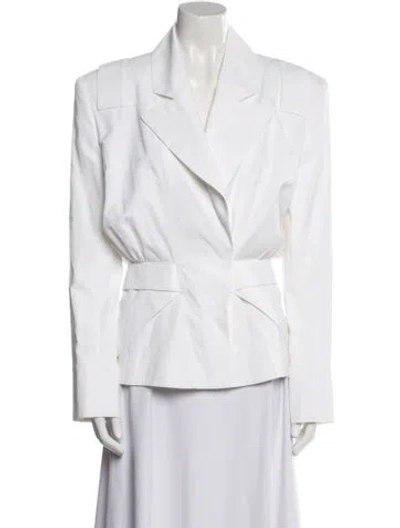 Pre-owned Balmain Blazer In White