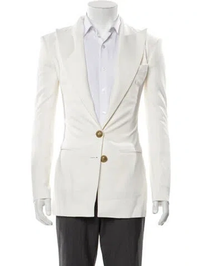 Pre-owned Balmain Blazer In White
