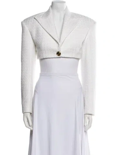 Pre-owned Balmain Blazer In White