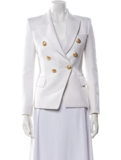 Pre-owned Balmain Blazer In White