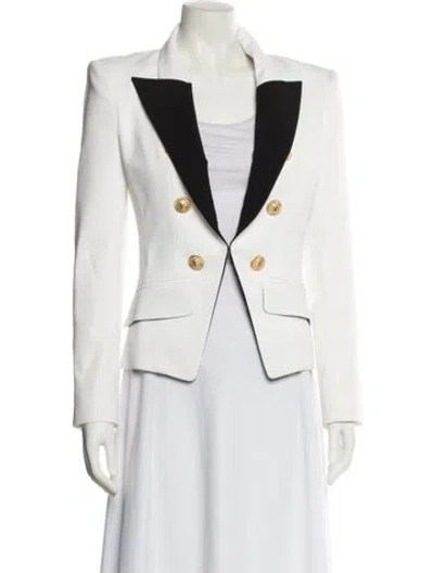 Pre-owned Balmain Blazer In White
