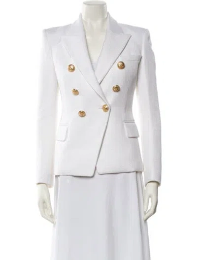 Pre-owned Balmain Blazer In White