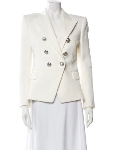 Pre-owned Balmain Blazer In White