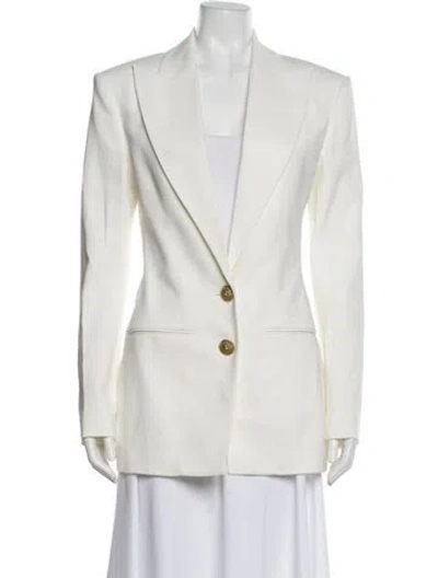 Pre-owned Balmain Blazer In White