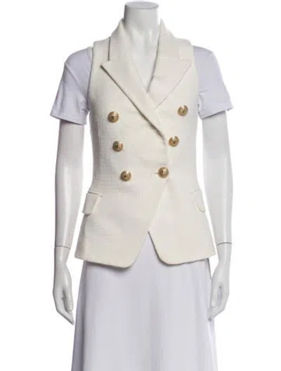 Pre-owned Balmain Blazer In White