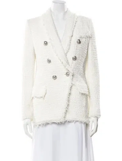 Pre-owned Balmain Blazer In White
